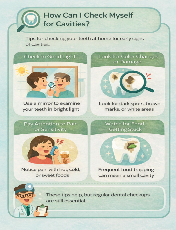 How to check for cavities