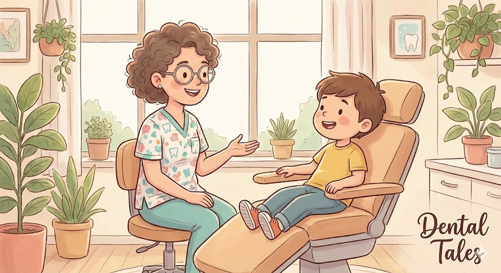 Talking to a dentist about cavity Talking to a dentist about cavity