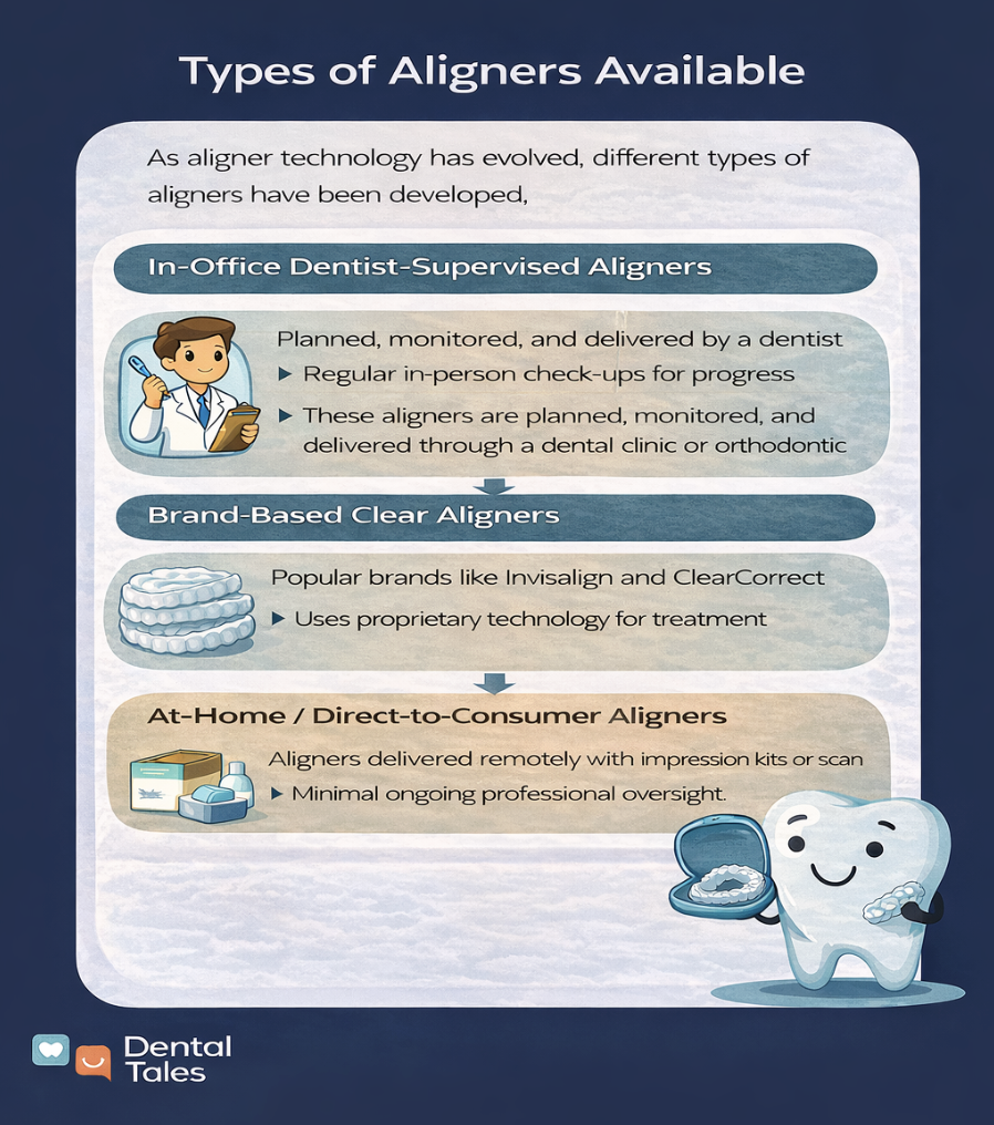 Types of aligners Types of aligners