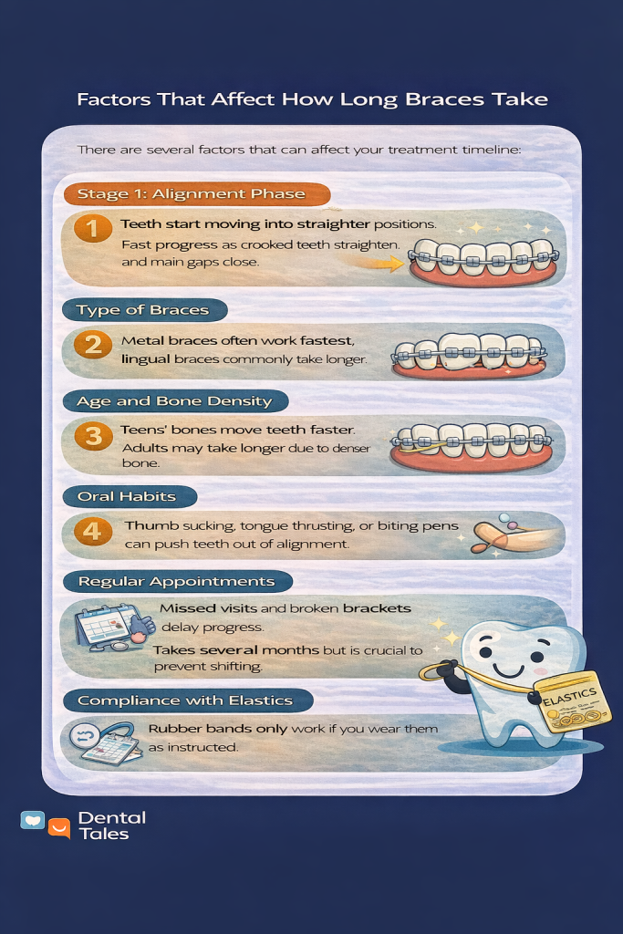 Factors That Affect How Long Braces Take Factors That Affect How Long Braces Take